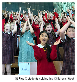St Pius X students celebrate Children's Week at Deakin Edge