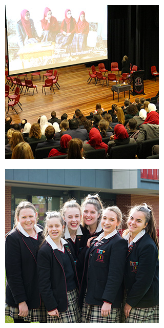Year 10 students from a number of Victorian colleges, of a range of faith backgrounds, came together to share their beliefs and traditions