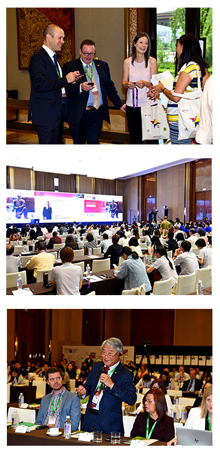 Images from the transnational VCE conference.