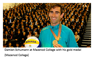 Gold medallist returns to Mazenod