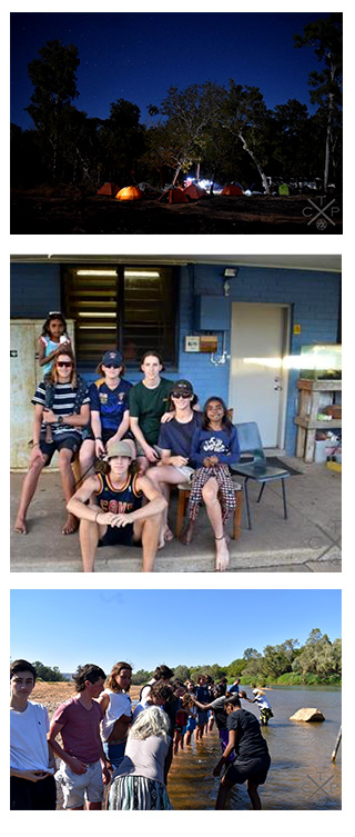 Images of students from ST Joesph's College, Drysdale, on their immersion experience in Darwin.