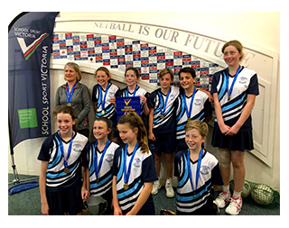 Winners of the state mixed netball final.