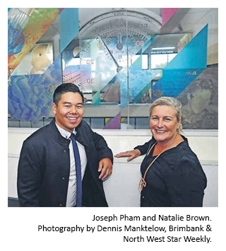 Joseph Pham and Natalie Brown. Photography by Dennis Manktelow, Brimbank & North West Star Weekly.
