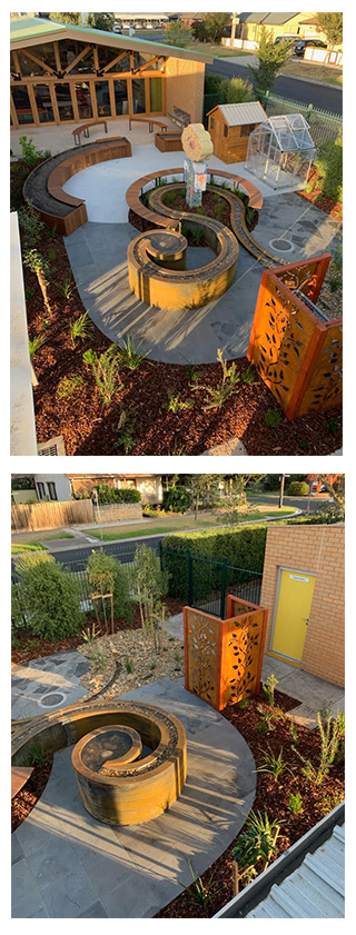 The STEAM room and garden at St Dominic’s School, Broadmeadows.