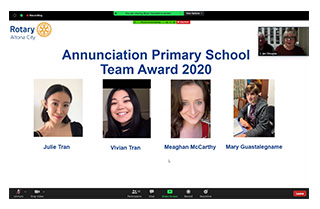 Annunciation Primary School Team Award 2020