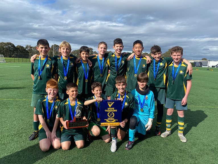Holy Family School, Mount Waverley won the boys soccer state championship